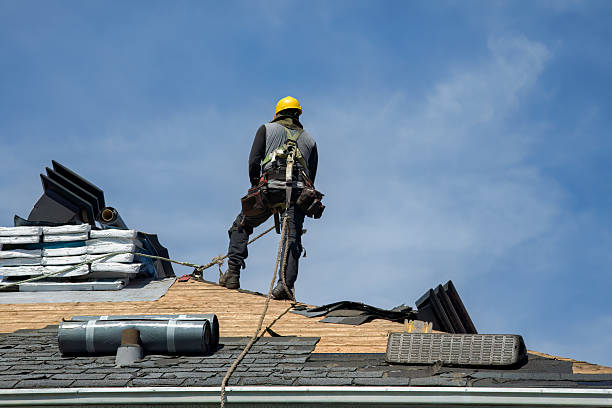 Professional Roof Replacement technician working in Conway, NC